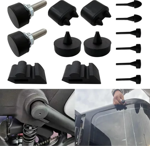 Vista 4 de Kit de tapones de goma negra para Camaro 67 68 69, tanto para cupé como convertible