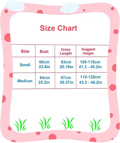 Vista 2 de HuangWeida Disfraces de amapola de princesa disfraz de amapola para niños vestido de Halloween para niñas peluca y bolsa 3 piezas 4-6 años