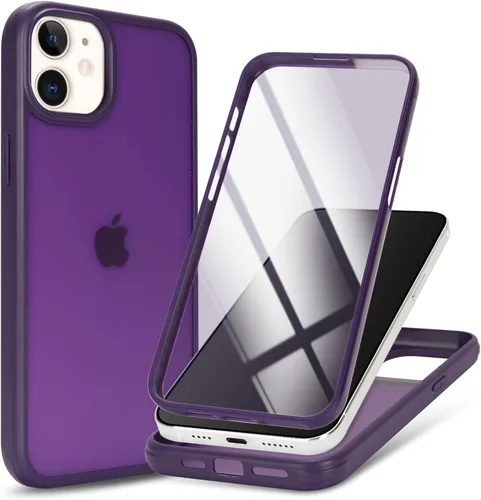 Vista 27 de Funda para iPhone 12 mini con protector de pantalla, color negro