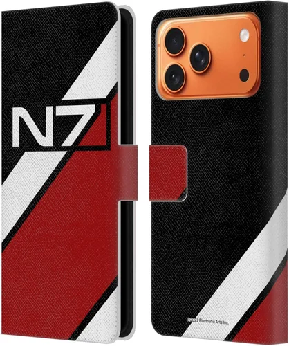 Vista 13 de Head Case Designs Funda de piel con licencia oficial de EA Bioware Mass Effect Cerberus Logo Graphics tipo cartera compatible con Apple iPhone 11
