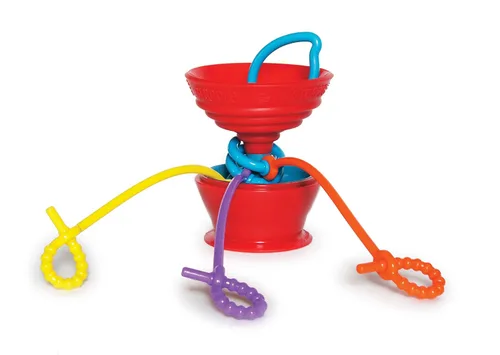 Vista 8 de Juguete de bebé con soporte de ventosa Grapple, para niños de 6 meses o más, Rojo