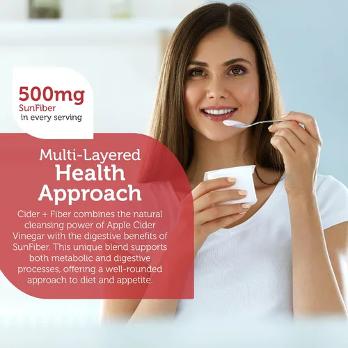 Vista 3 de Zahler Cápsulas de vinagre de sidra de manzana con suplemento de fibra, limpieza, apoyo digestivo y metabólico, dieta saludable y apetito, píldoras