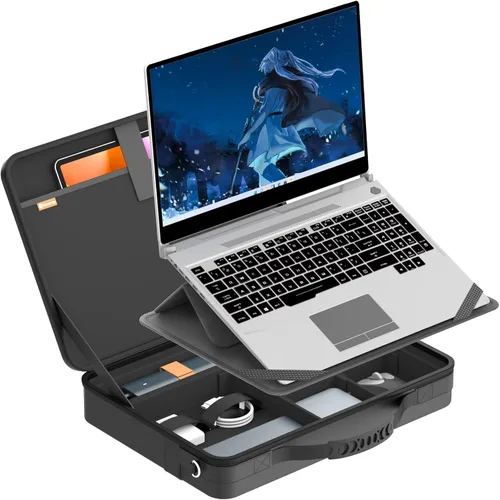 Vista 15 de Smatree Funda rígida para laptop para Galaxy Book4 Edge de 14 pulgadas Negro