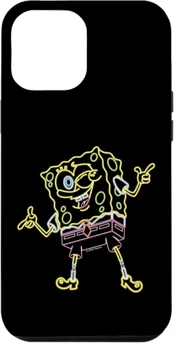 Vista 26 de Spongebob Squarepants Carcasa Neon Line Art para iPhone 17