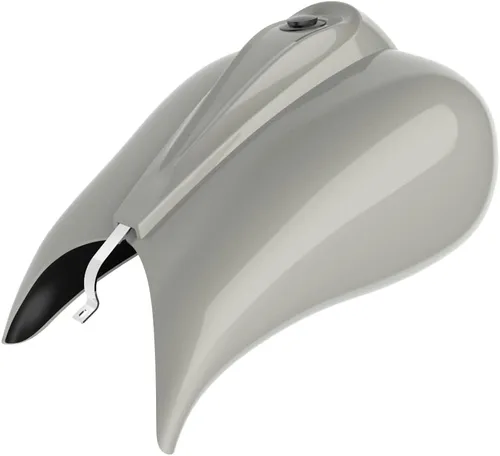 Vista 92 de Cubiertas de tanque estiradas con consola de tablero y tapa de tanque de combustible, cubiertas de combustible de galón para Harley Touring Whisky