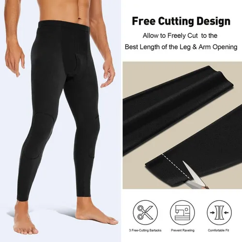 Vista 3 de SIMIYA Ropa interior térmica para hombre, ropa interior térmica ultra suave para hombre