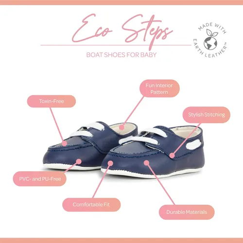 Vista 3 de JuJuBe Eco Steps - Zapatos náuticos para bebés piel vegana