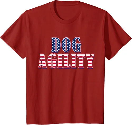 Vista 48 de Dog Agility American Flag - Camiseta de agilidad para perros, Negro