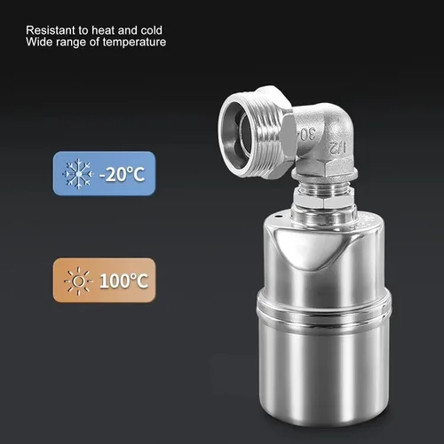 Vista 3 de Water Level Control Float Valve, 304 Stainless Steel Mini Ball Valve for Tank DN20, Fully Automatic - Durable Material, Compact Design, Ideal for