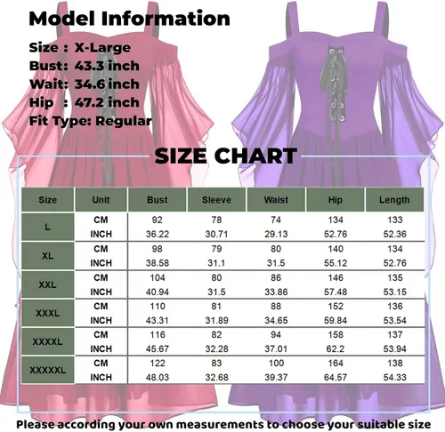 Vista 6 de Vestido punk gótico para mujer, vestido de fiesta de cosplay de Navidad, disfraz de Halloween, conjunto bohemio, vestido gótico de cintura alta