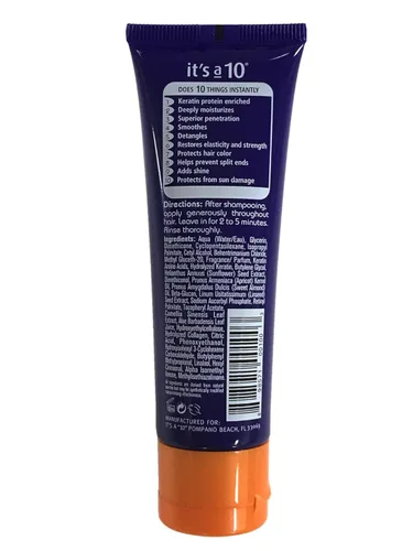 Vista 2 de Acondicionador Profundo Milagroso It's a 10 Plus Queratina 2 oz