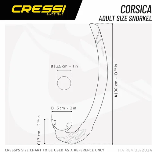 Vista 6 de Cressi Kits de máscara y esnórquel sin Córcega Z2 y Córcega