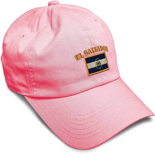Vista 46 de Speedy Pros Sombrero de béisbol suave bordado papá sombrero El Salvador bandera bordado hombres y señoras gorra de béisbol algodón
