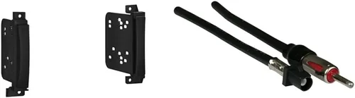 Vista 2 de Metra 95-6513B Kit de instalación de tablero doble DIN para vehículos Jeep Grand Cherokee/Dodge Durango 2011 (negro)