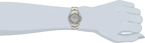 Vista 2 de Citizen Eco-Drive EW1934-59A - Reloj de dos tonos de acero inoxidable con diamantes para mujer, Blanco, Classic