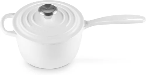 Vista 27 de Le Creuset Cacerola Signature de hierro fundido esmaltado, 1.75 cuartos de galón., Artichaut