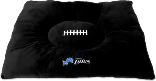 Vista 19 de NFL PET Bed - Cama de almohada de felpa suave y acogedora de Arizona Cardinals. Cama de fútbol para perros. Cama de colchón deportivo cálido