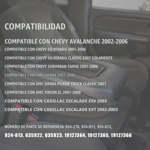 Vista 2 de PIT66 Kit de reposabrazos de consola central, compatible con Silverado Avalanche Suburban Tahoe Sierra Yukon Beige 99-07 Chevy/GMC 1999-2007 (beige)