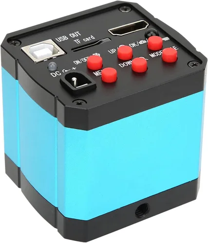 Vista 6 de [Usado] Cámara de microscopio USB de 37MP 1080P 60FPS Cámara de microscopio de la industria de vídeo con adaptador de conversión, montaje C