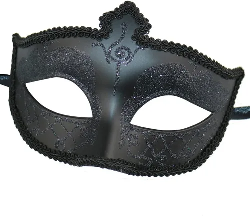 Vista 8 de Conjunto de máscara de mascarada para parejaMáscara veneciana de disfraces de fiesta de Halloween