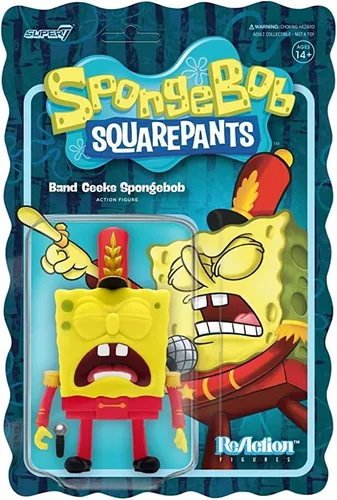 Vista 7 de Super7 Bob Esponja Bob Esponja y Patrick BFF - (2 unidades) Figuras de acción de Bob Esponja de 3.75 pulgadas con accesorios, coleccionables