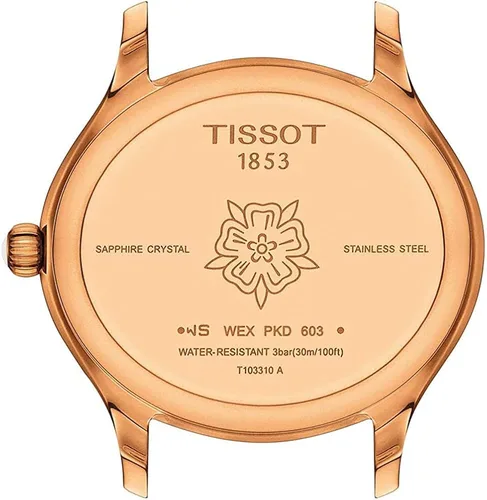 Vista 5 de Tissot Reloj de vestir Modelo T1033103601300 color crema Crema