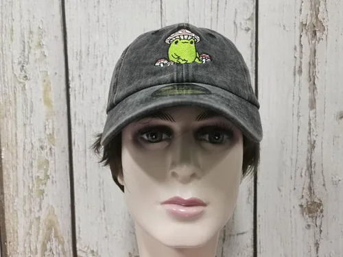 Vista 5 de Enodtter Frog with Mushroom Baseball Hats