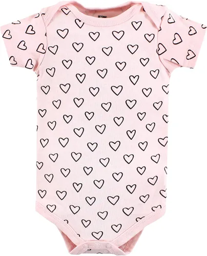 Vista 193 de Hudson Baby baby-girls Cotton Bodysuits 3-pack