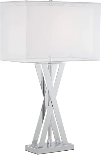 Vista 8 de Asymmetry - Lámpara de mesa grande de 30 pulgadas, diseño geométrico