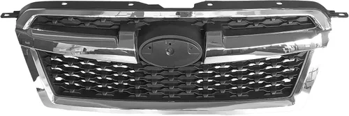 Vista 9 de PartsFlow Parachoques delantero parrilla negro con cromo malla parrilla para 2010 2011 2012 Subaru Legacy 91121AJ03B Negro con cromo para Subaru
