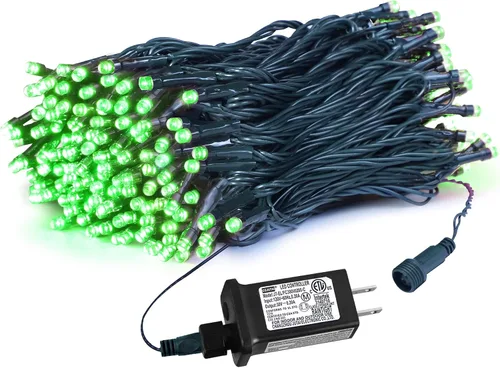 Vista 13 de weillsnow Luces de Halloween Moradas y Naranjas, 200 LED 66 Pies con Enchufe Luces de Cadena de Halloween Impermeables, 8 Modos con Memoria