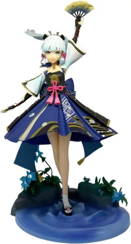Vista 10 de Kamizato Ayaka Figura Kimono Japonés 28CM 1/7 PVC Anime Juego Modelo de Personaje