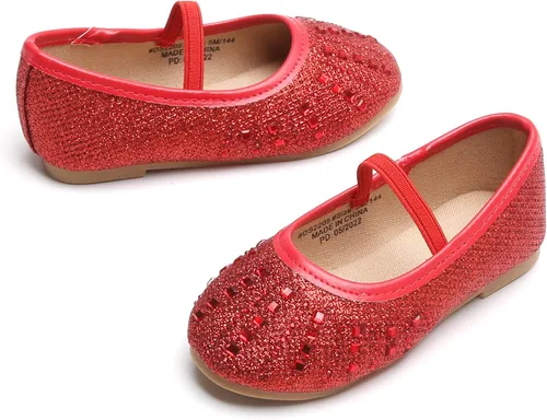 Vista 7 de Mary Jane - Zapatos de vestir planos de ballet para niñas (bebéniña pequeña)