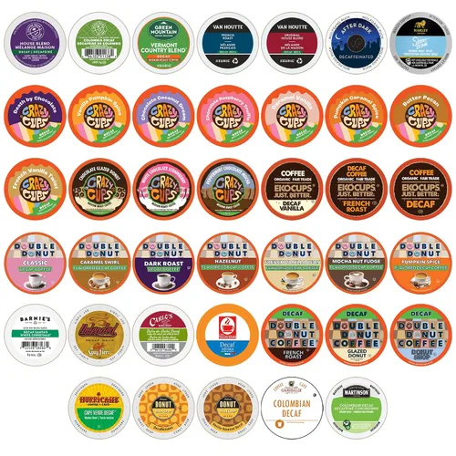 Vista 11 de Cápsulas de café con sabor a taza loca, cápsulas de café con arándanos, café con zapatero de arándanos en tazas reciclables de una sola porción