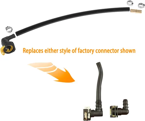 Vista 5 de Para Ford F250 F350 F450 F550 6.7L, kit de reparación de conector de línea de suministro de tanque de filtro de combustible diésel 2011-2022