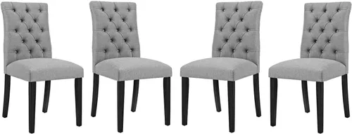 Vista 17 de Modway Juego de 2 sillas de comedor, 2 unidades, color azul