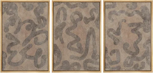 Vista 62 de SIGNWIN Lienzo enmarcado para pared, juego de arte dramático de cielo tormentoso, ilustraciones de paisaje nuboso Moody, arte moderno decorativo