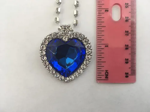 Vista 8 de Titanic Heart of the Ocean Necklace Fake Gold Coin Titanic Gifts