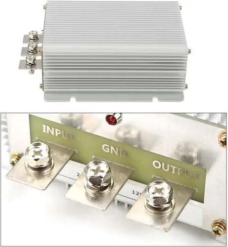 Vista 9 de Convertidor de fuente de alimentación de CC CC, 24 V a 12 V 60 A 720 W módulo regulador de voltaje reductor con carcasa de aluminio fundido a