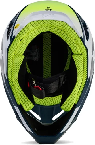 Vista 5 de Fox Racing Casco unisex V1 para motocross para motocross, índigo oscuro, talla S