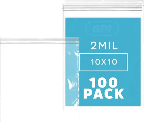 Vista 20 de GPI - Bolsas con cremallera de 7 x 10 pulgadas, bolsas de plástico transparente con cierre con cierre superior resellable para sándwiches