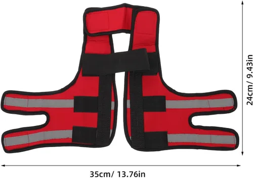 Vista 2 de Adjustable Dog Front Leg Brace for Injury Arthritis Support Breathable Canine Elbow Protector Sleeve for Small and Medium Dogs Secure Protective