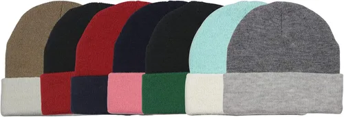 Vista 3 de FORTREE Gorro de invierno para mujeres y hombres, gorro de punto cálido