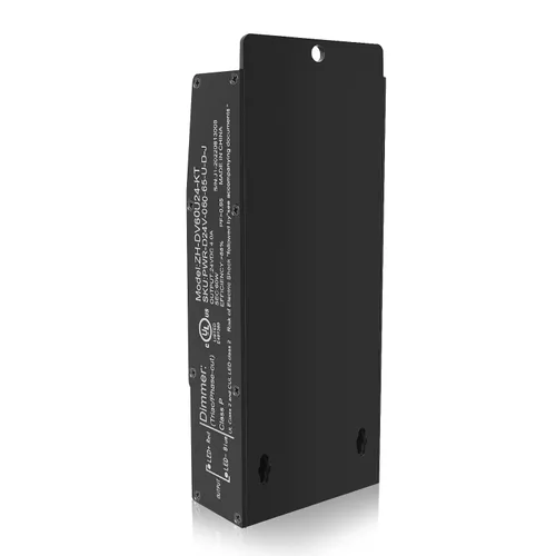 Vista 9 de EMITEVER 60W 24V Triac Dimmable LED Driver, CA 120V a DC fuente de alimentación