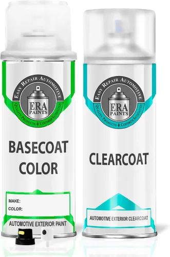 Vista 9 de ERA Paints PQP/SQP - Pintura en aerosol de retoque automotriz brillante de jade metálico para JEEP - Kit esencial de 2 K
