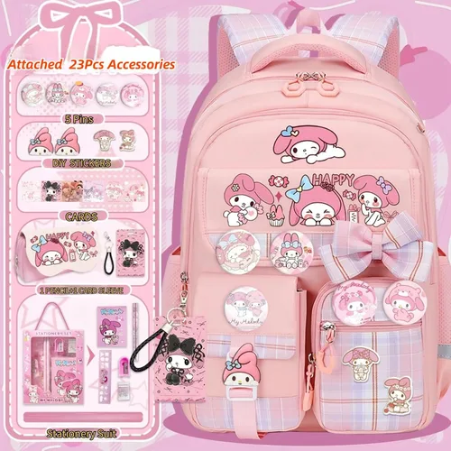 Vista 2 de Mochila Vivixilan Kawaii, Resistente al Agua y Transpirable con Múltiples Bolsillos, Adecuada para Viajes y como Regalo de Cumpleaños