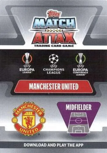 Vista 2 de Topps Match Attax Extra UEFA Champions League 100 Legend #LEG4 Paul Scholes Manchester United 2021-22 - Carta oficial de fútbol CCG en estado crudo