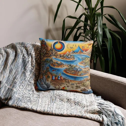 Vista 3 de Pintores de Epoca – grupo 1 Cojin - 0027