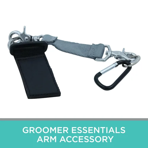 Vista 5 de GROOMER ESSENTIALS Restricción de brazo ajustable para perros – Accesorio multiusos para mesa de mascotas para peluqueros profesionales