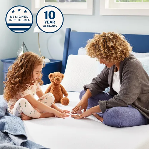 Vista 7 de Sleep Innovations - Skylar 8" colchón de espuma con efecto memoria, Espuma, Blanco